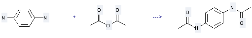 Acetamide,N,N'-1,4-phenylenebis- can be prepared by benzene-1,4-diamine and acetic acid anhydride